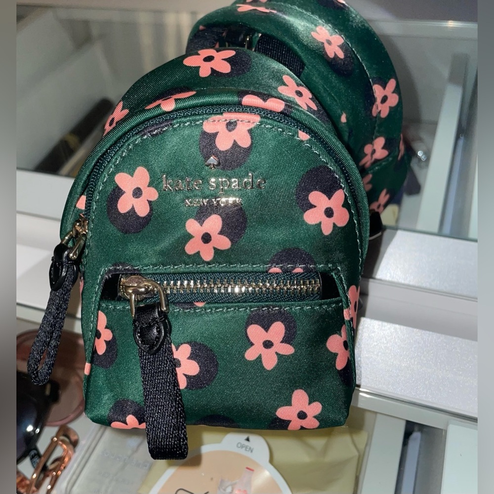 KateSpade Mini Backpack Keychain